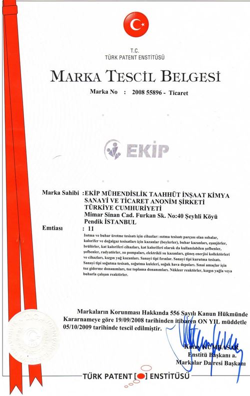 marka tescil belgesi