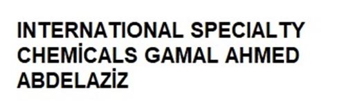INTERNATIONAL SPECIALTY CHEMİCALS GAMAL AHMED ABDELAZİZ